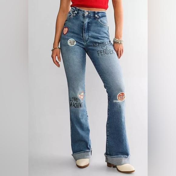 Rare!!! Wrangler x Fender Westward Boot Jean - Picture 9 of 14